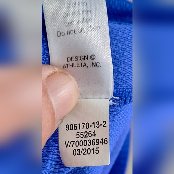 Athleta  Women's Blue Hooded Tunic Size 2X - Picture 3 of 15